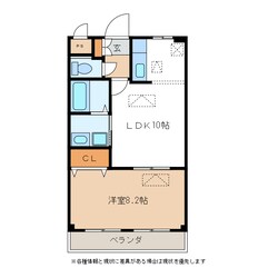 岐南駅 徒歩10分 3階の物件間取画像